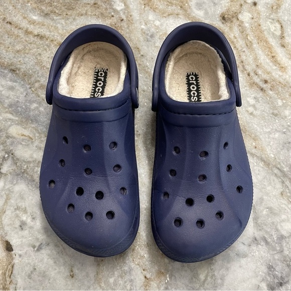CROCS Classic Lined Unisex Kids Clogs 12 c 13 - Picture 2 of 10